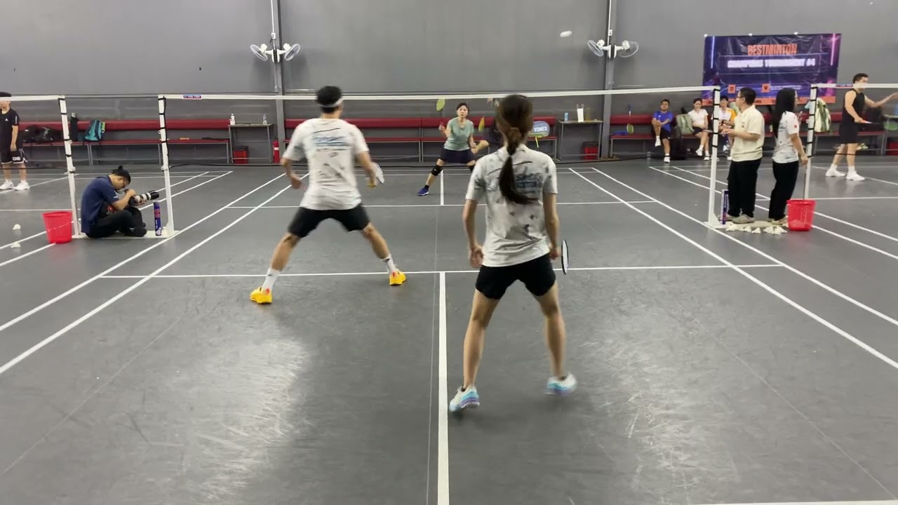 Bestminton Champions #4 Tournament - Group stage - 🇹🇼Jun & 🇻🇳Kelly vs 🇸🇬Ian & 🇸🇬Sandra