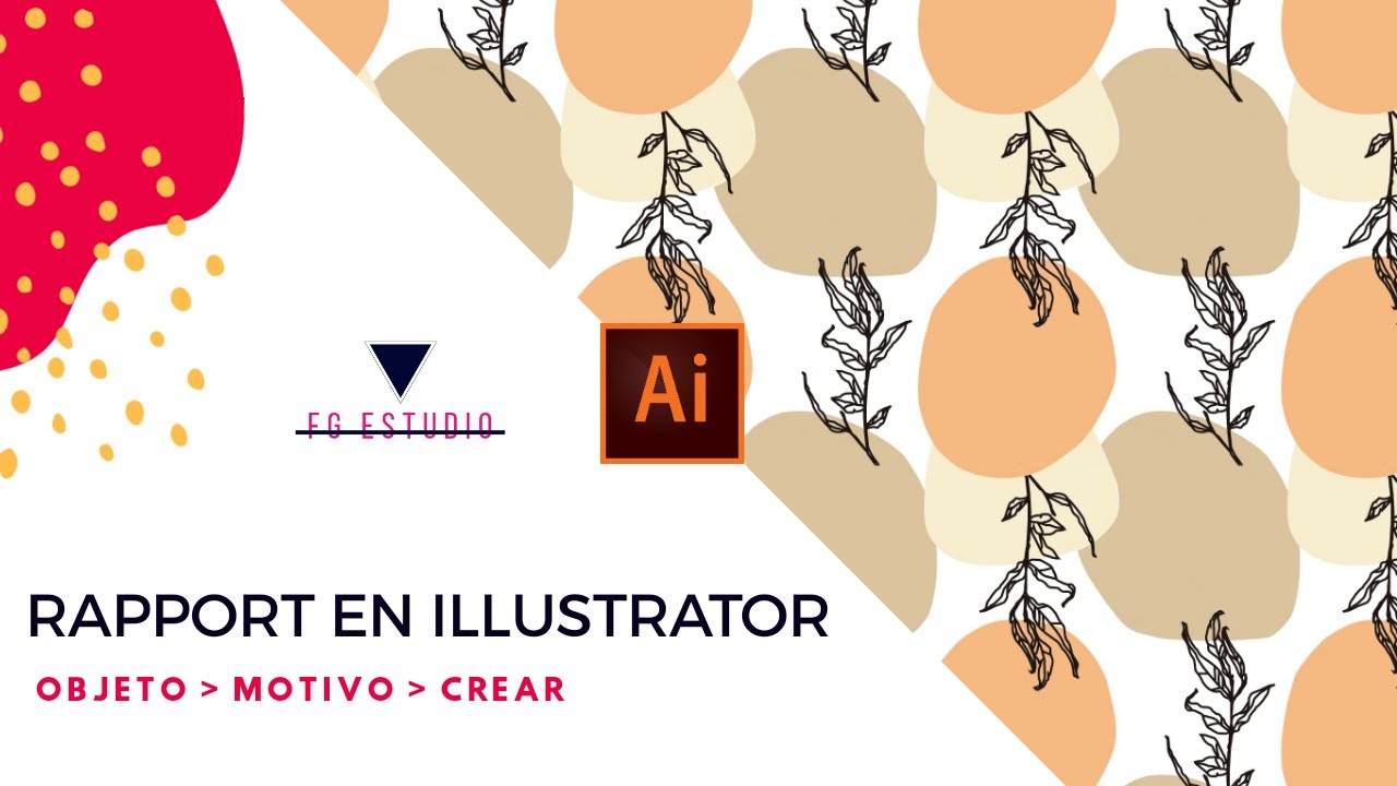 Método rápido para desarrollar un rapport en Illustrator: Crear motivo