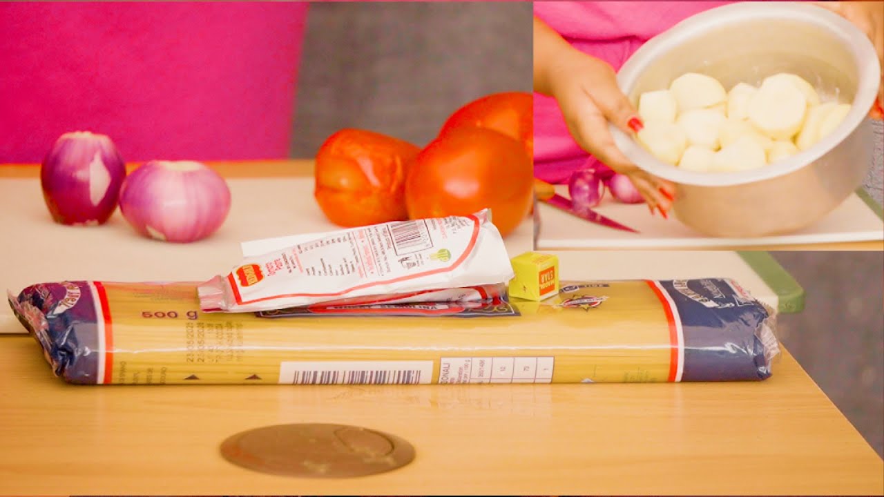 GUTEKA IBIRAYI BIRIMO AMAKARONI // to cook potatoes and spaghetti at home