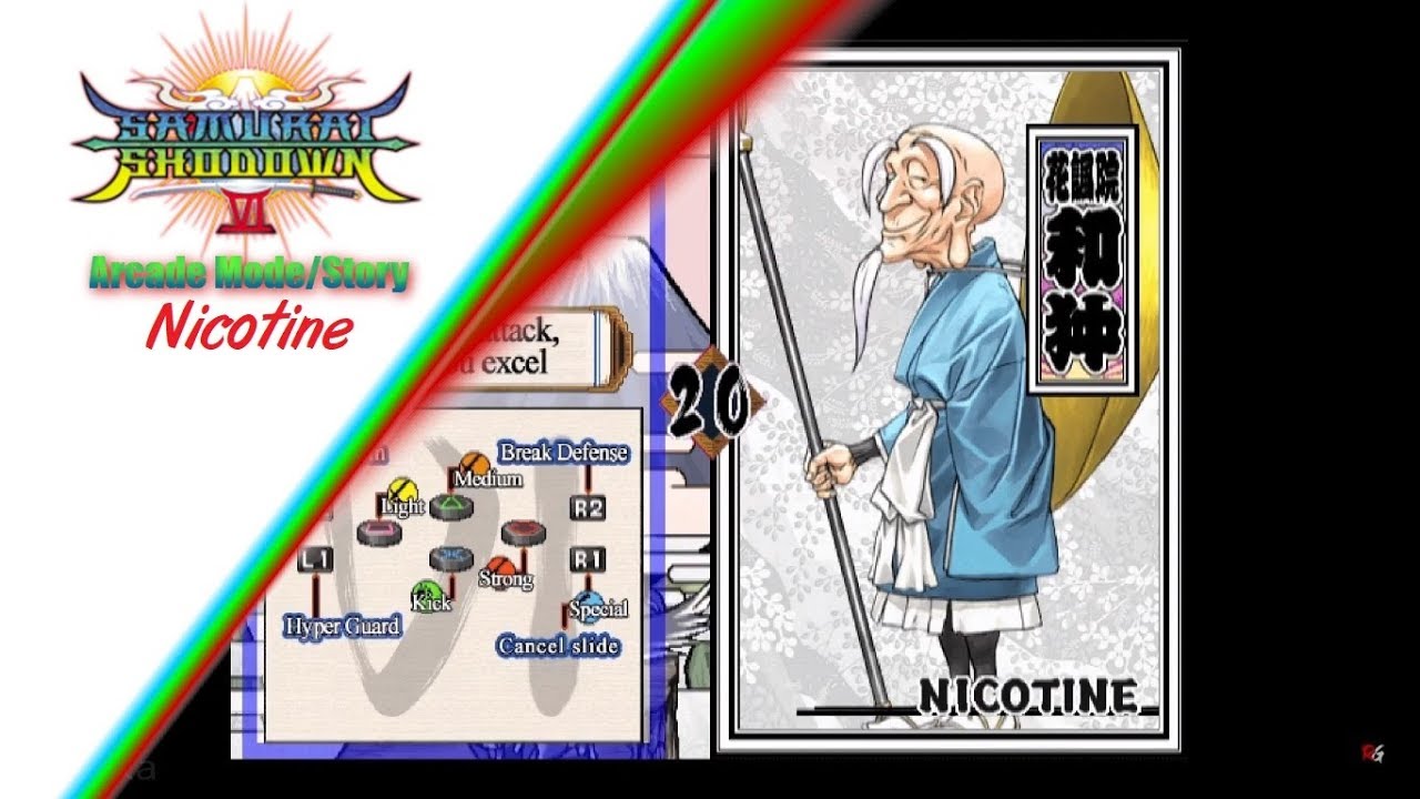 Samurai Shodown VI - Arcade Mode/Story - Nicotine