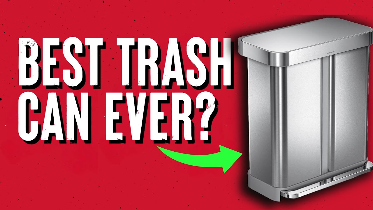 Honest Opinion about the SimpleHuman Dual 58L Trash Can #SimpleHuman #trashcans