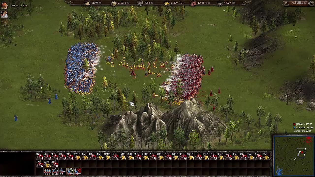 Cossacks 3 live Maresal vs KYM 1v1 15 PT Millions