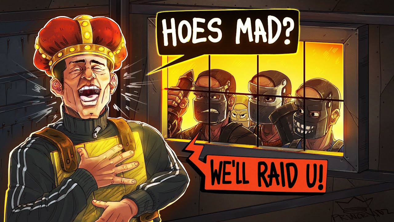 This Salty CLAN Got MAD and Came to Raid Me - Rust Solo