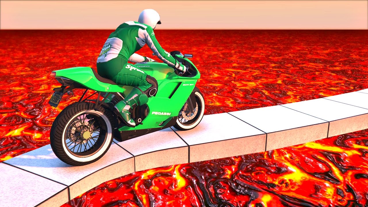 EXTREME LAVA TIGHTROPE! (GTA 5 Funny Moments)