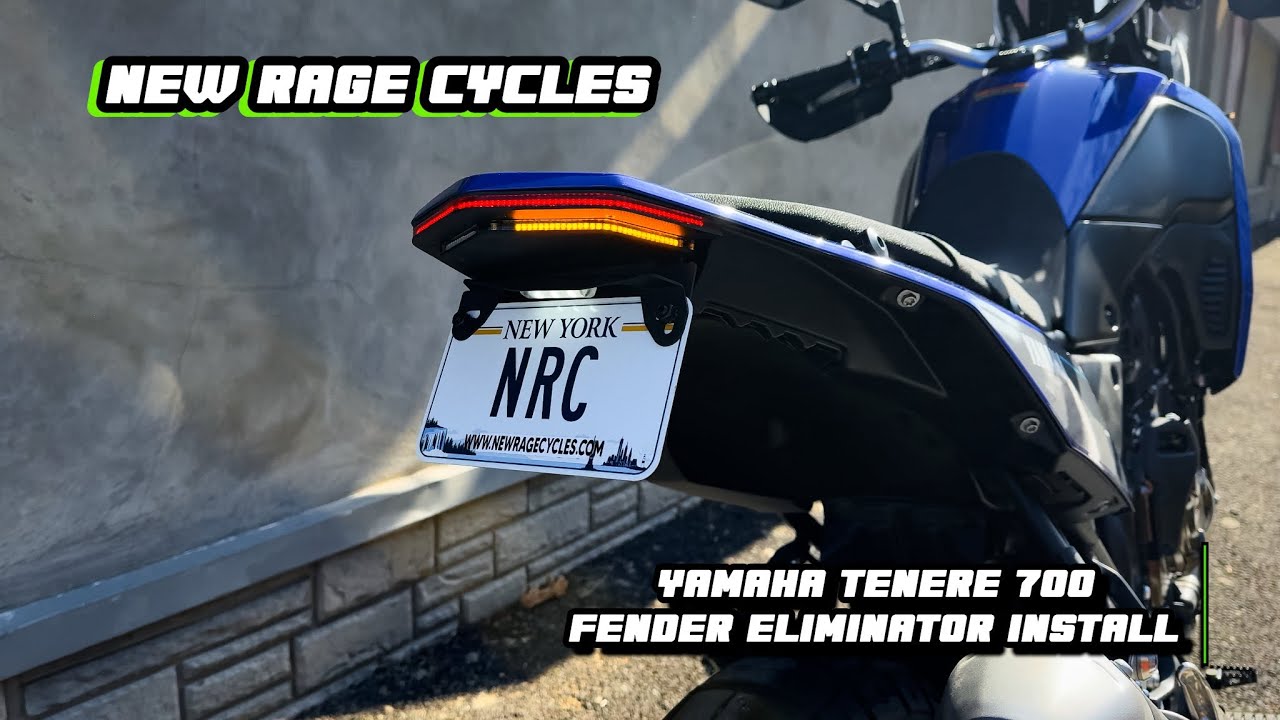New Rage Cycles Fender Eliminator for the Yamaha Tenere 700