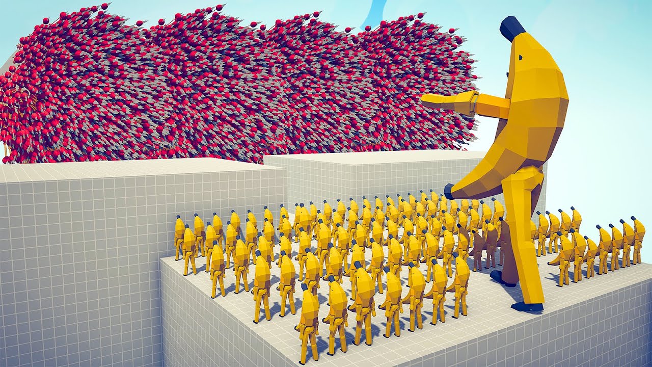 100x BANANA CAT + GIANT BANANA CAT vs EVERY GOD - Totally Accurate Battle Simulator TABS