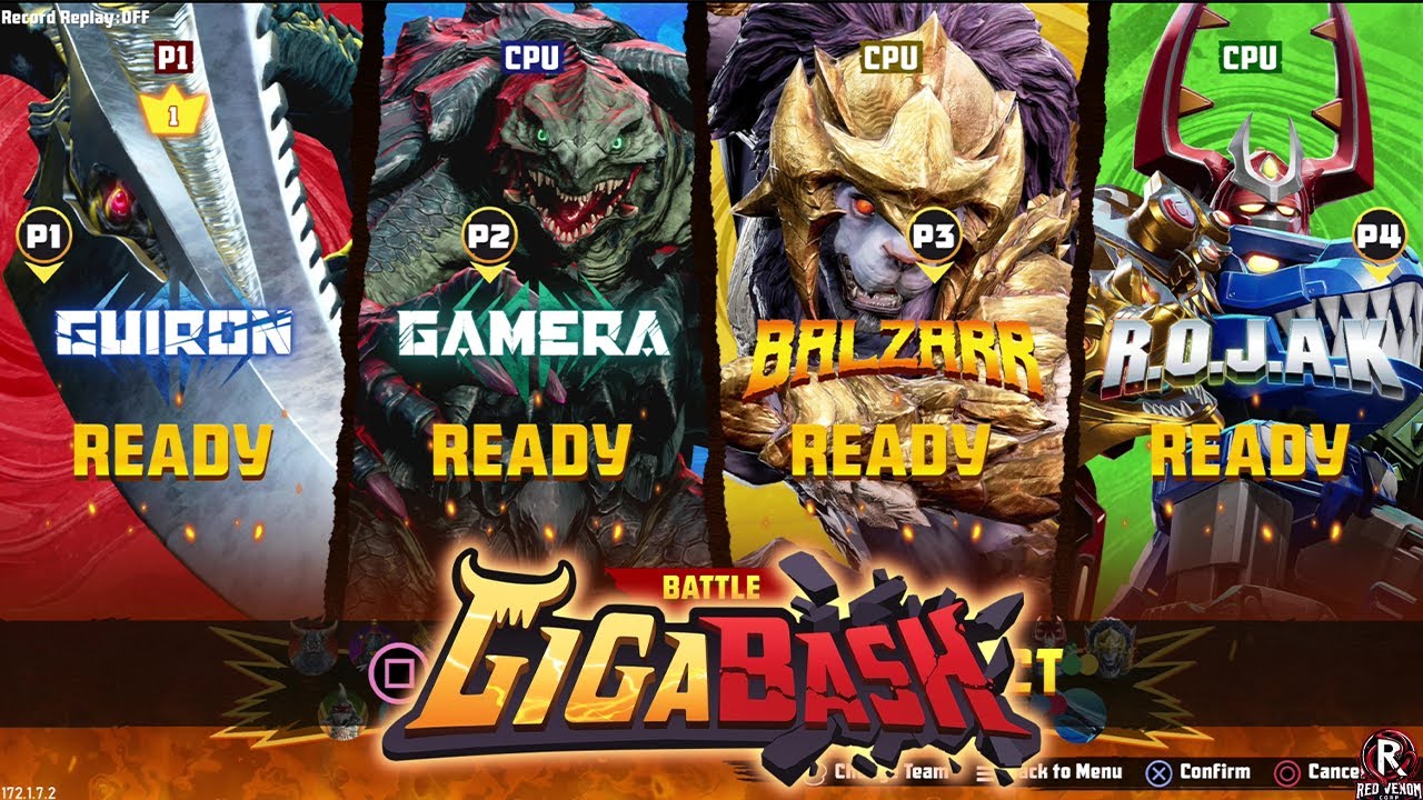 GigaBash - All Characters & Stages + DLC (GAMERA -Rebirth-) *Updated*