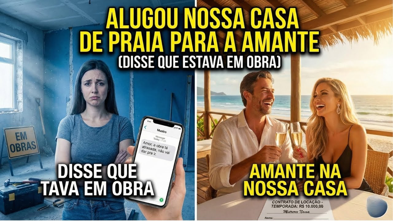 Alugou Nossa Casa de Praia para a Amante Disse que Estava em Obra