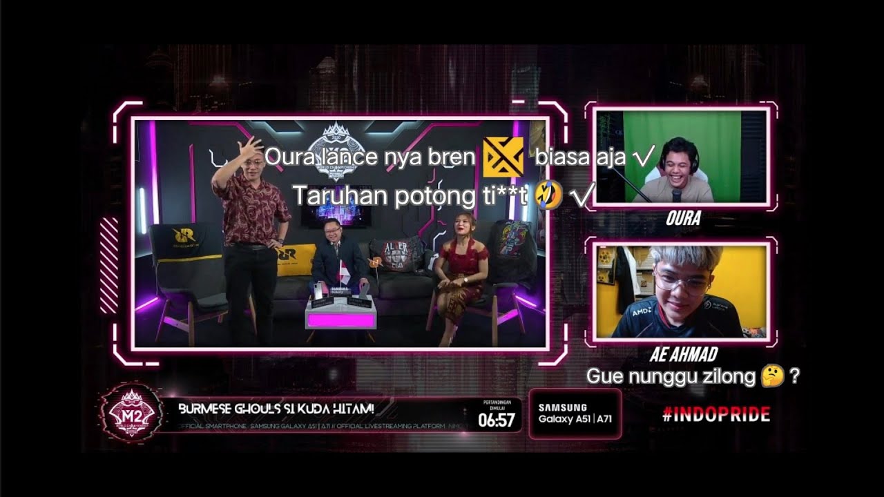 jawaban OURA & AE AHMAD bikin caster marah2 sambil ngakak 😂 !! taruhan ti**t sama yurino ? 