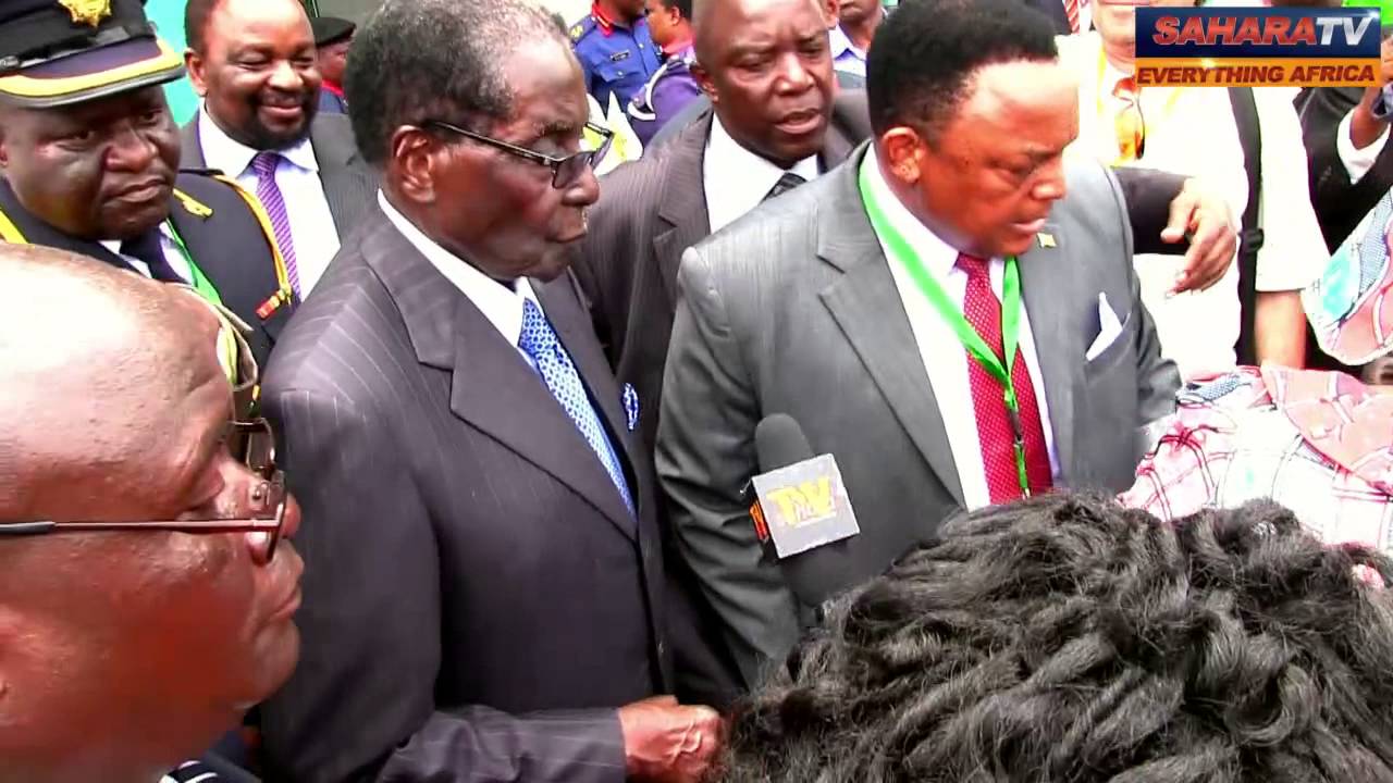 SaharaReporters Crew Encounter With Pres. Robert Mugabe In Nigeria