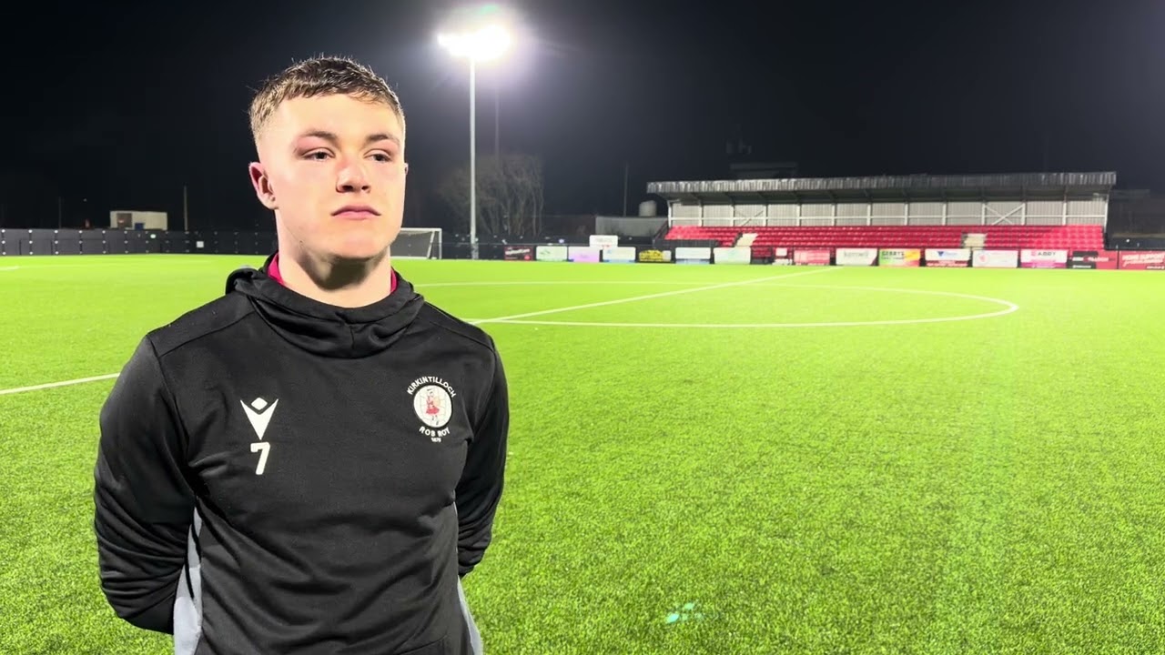 Jamie McLean after Peasy goal
