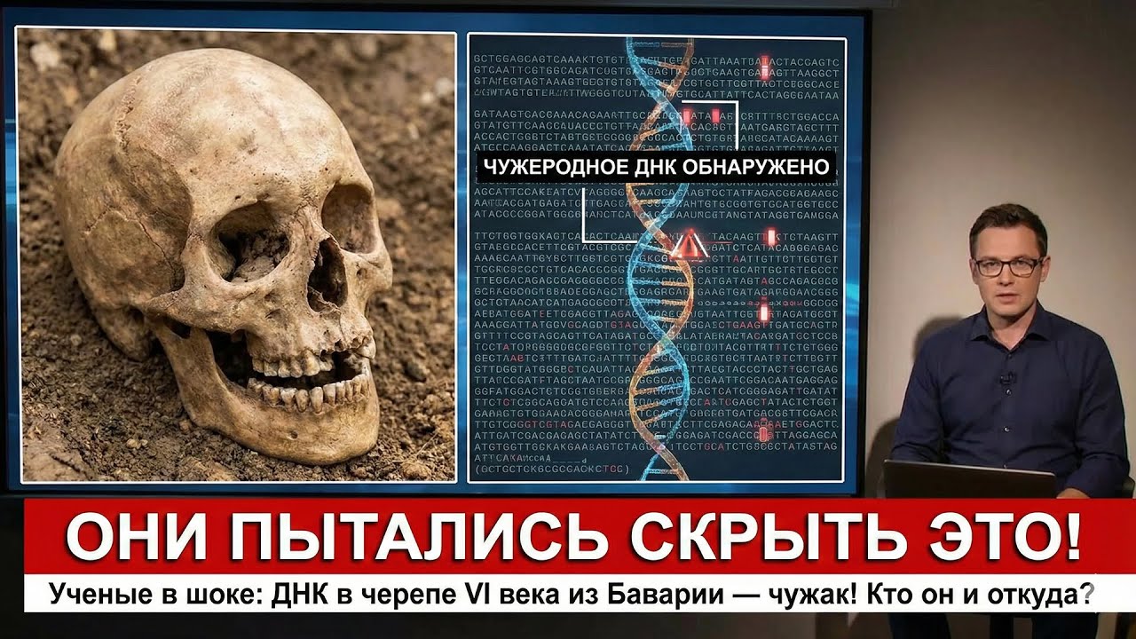 Ученые в шоке: ДНК в черепе VI века из Баварии — чужак! Кто он и откуда?