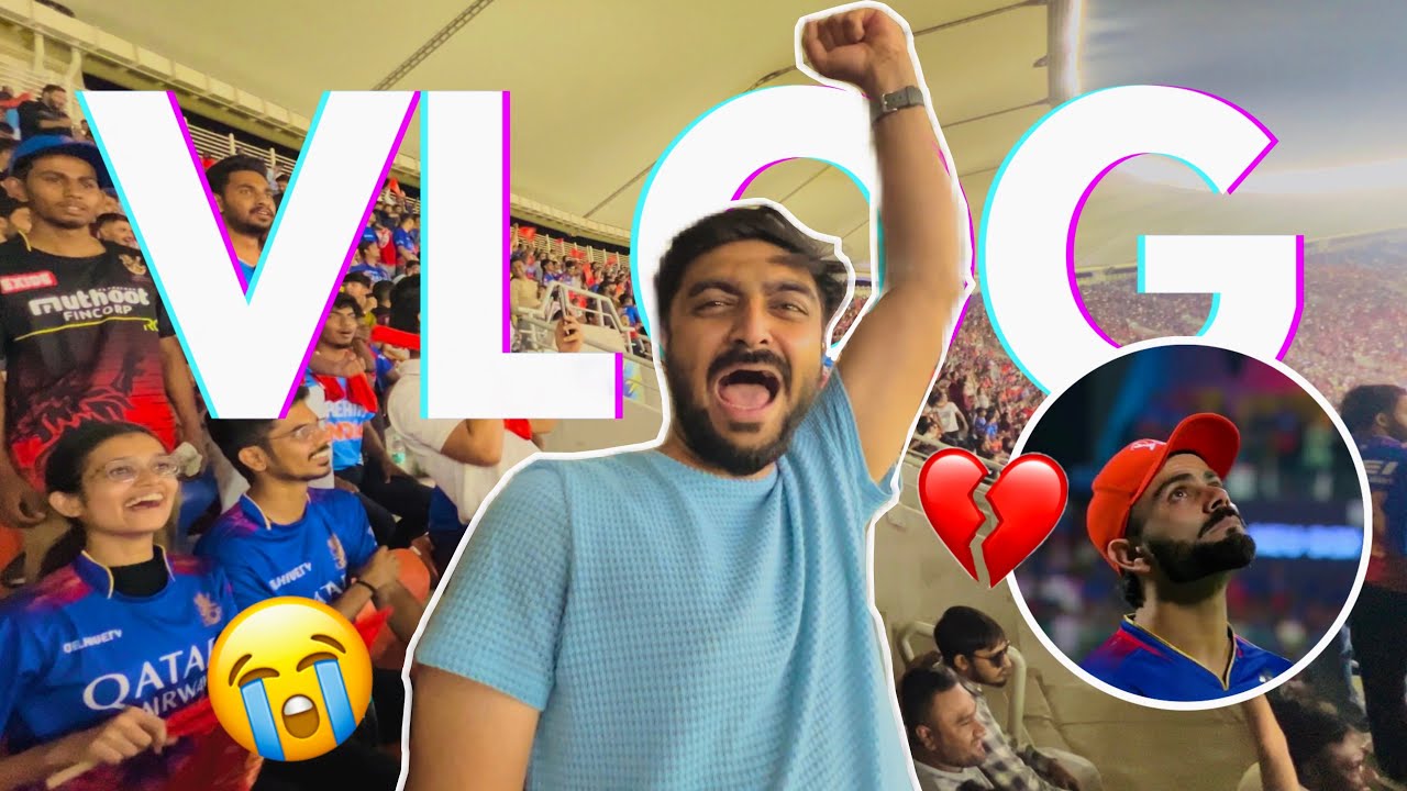 લાખો લોકોના દિલ તૂટ્યા છે!💔 RCB vs RR | Narendra Modi Stadium- VLOG 221