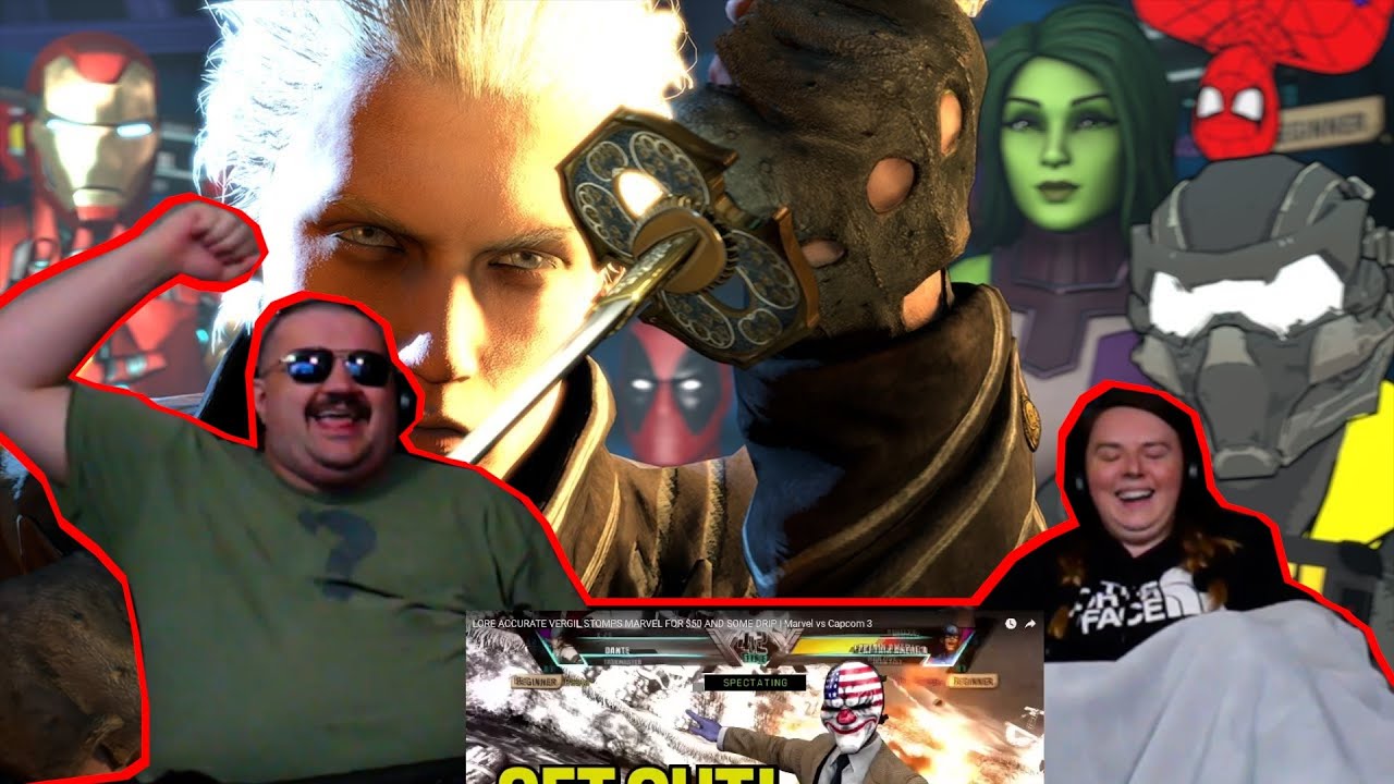 LORE ACCURATE VERGIL STOMPS MARVEL FOR $50 | Marvel vs Capcom 3 