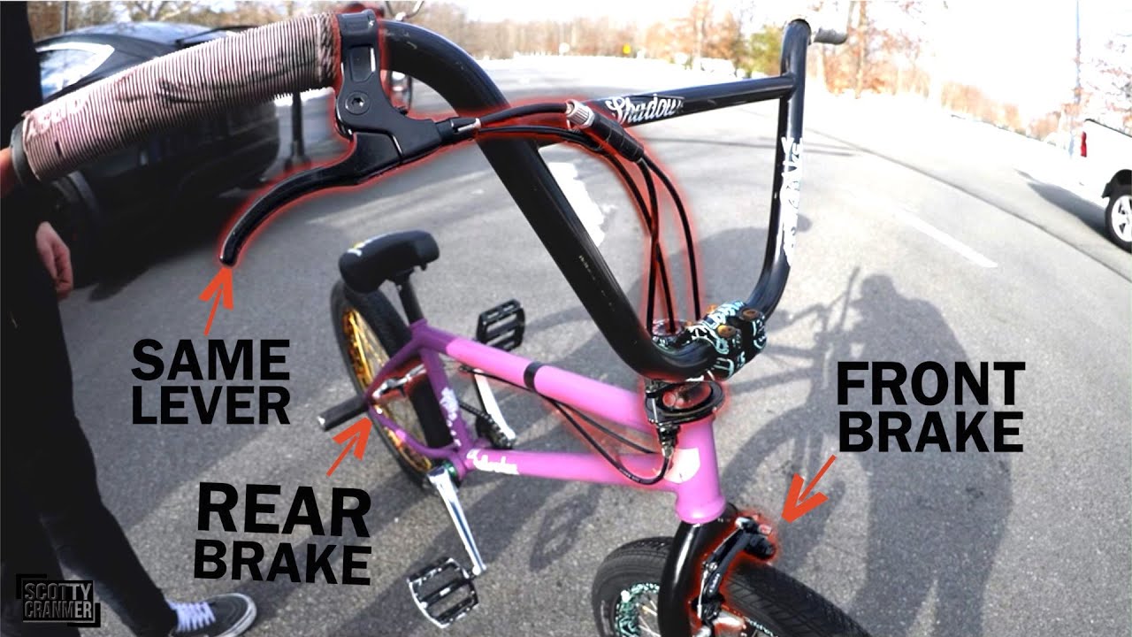 Can This New Brake System Change BMX Tricks? | Dual Brakes Single Lever