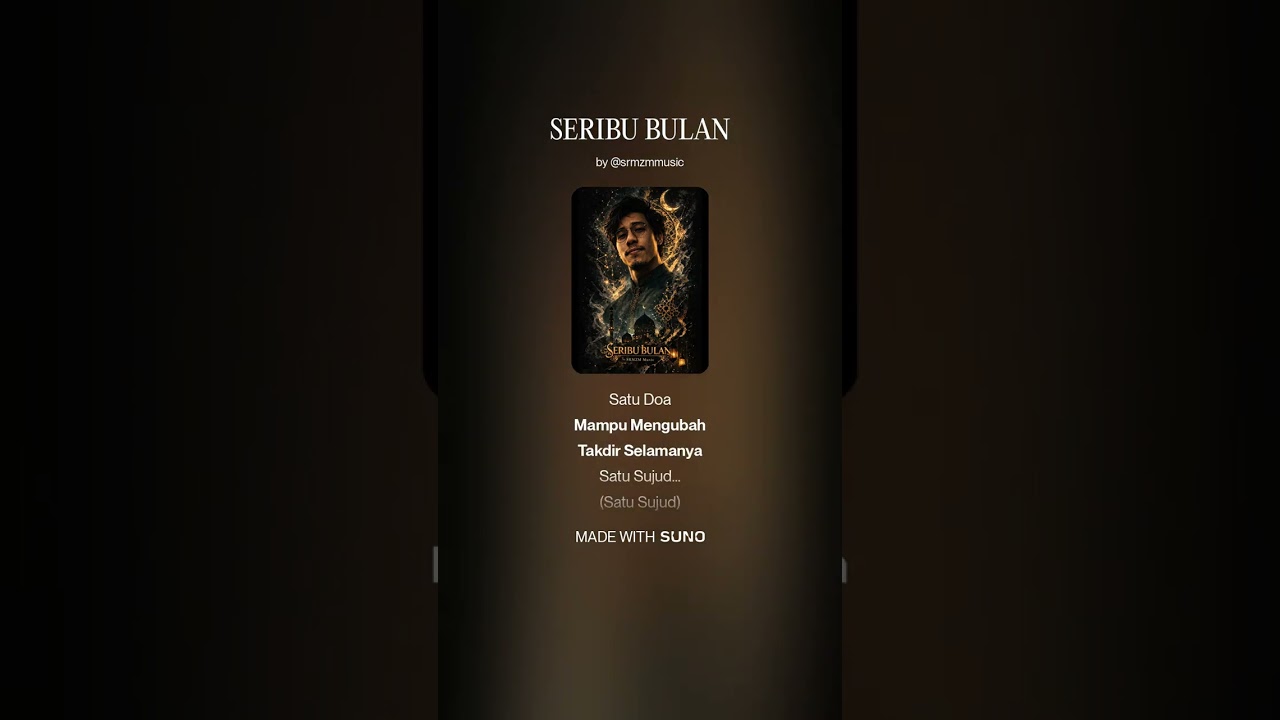 SERIBU BULAN - SRMZM Music (Lyrics Video)