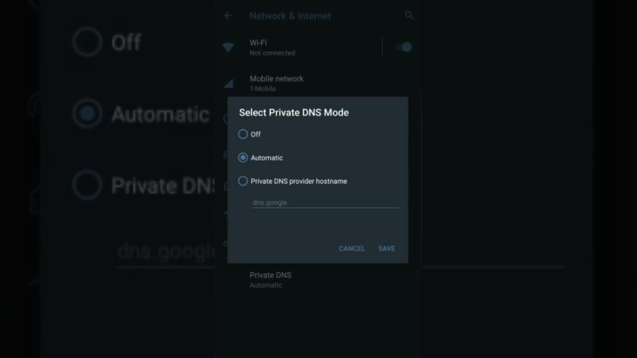 How to enable Private DNS on Android