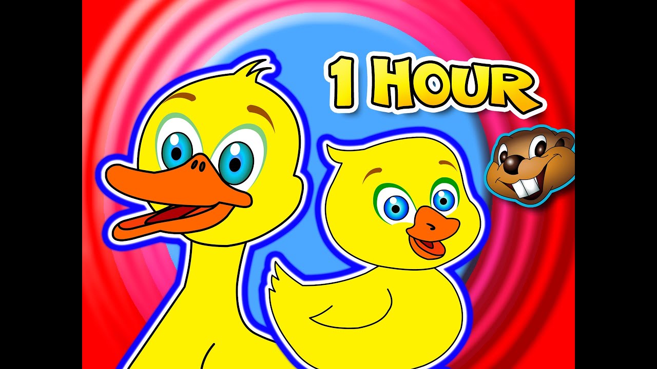Five Little Ducks + Plus More Children's Songs = 1 Hour Kids Nursery Rhymes Compilation, Baby Video!