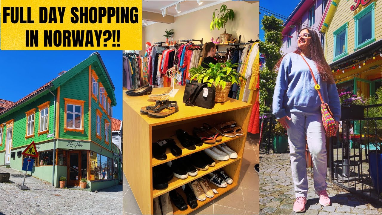 SHOPPING STREET OF NORWAY| WHY IT IS HARD TO FIND A BEAUTY SALON IN NORWAY?😳