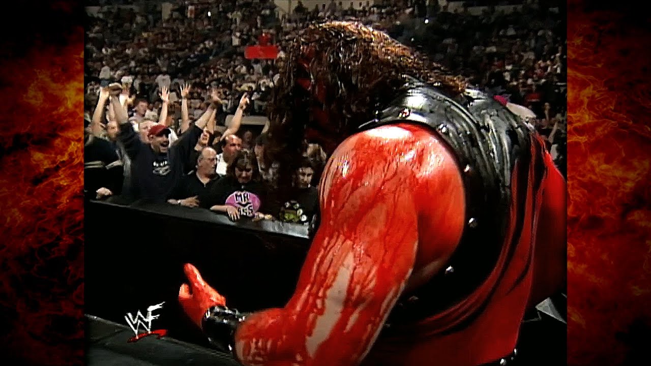 Kane & X-Pac vs The Brood (Gangrel & Edge w/ Christian) + Kane Gets A Bloodbath! 4/26/99