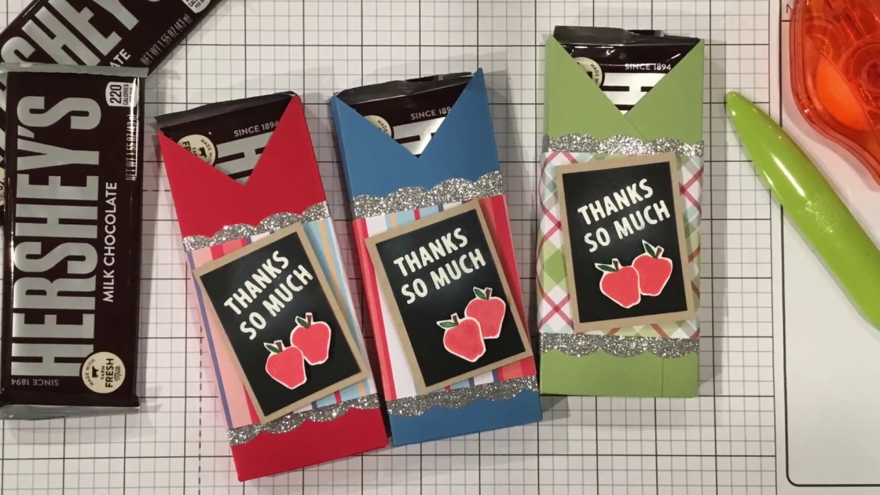 DIY Hershey's Chocolate Candy Bar Treat Holder