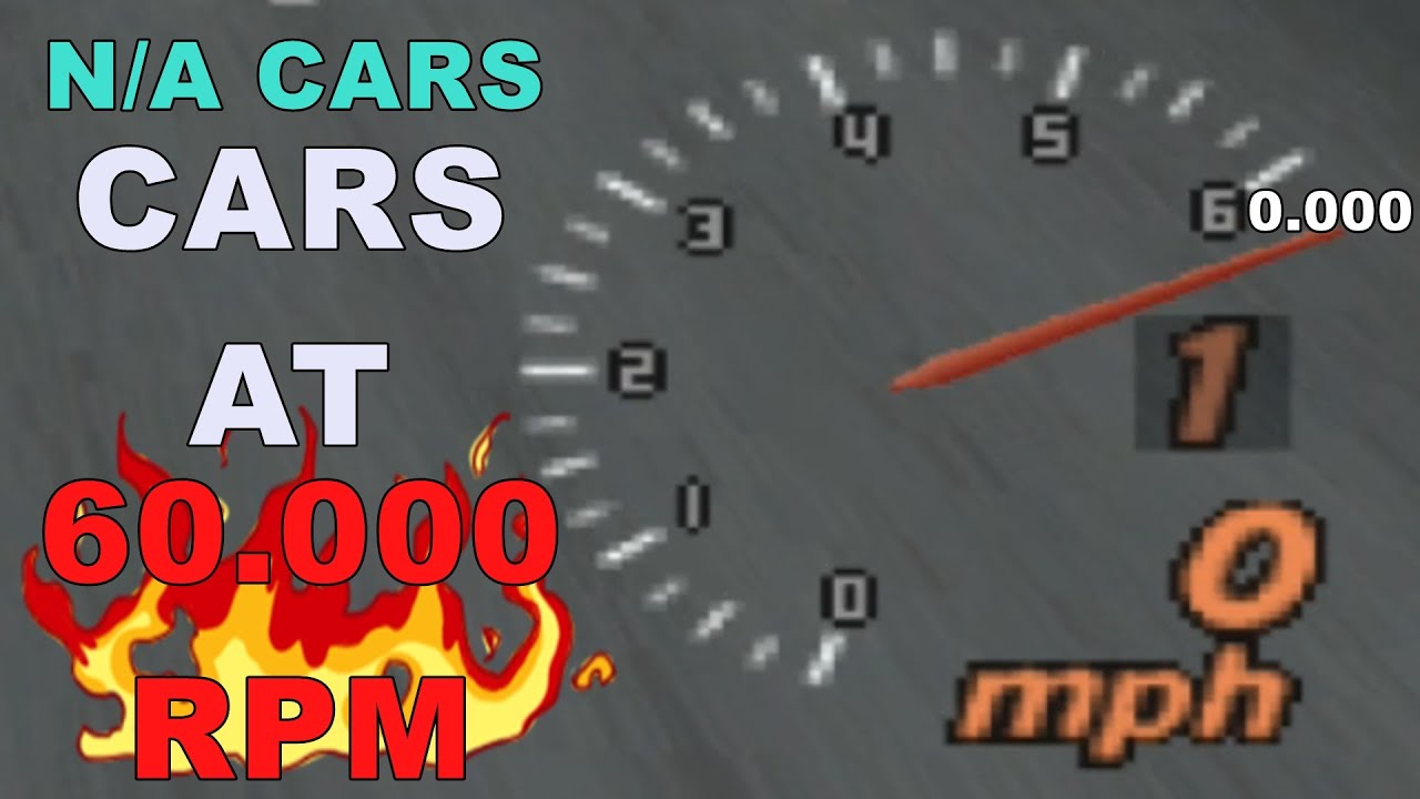 Gran Turismo 2 - N/A Cars at 60.000 rpm