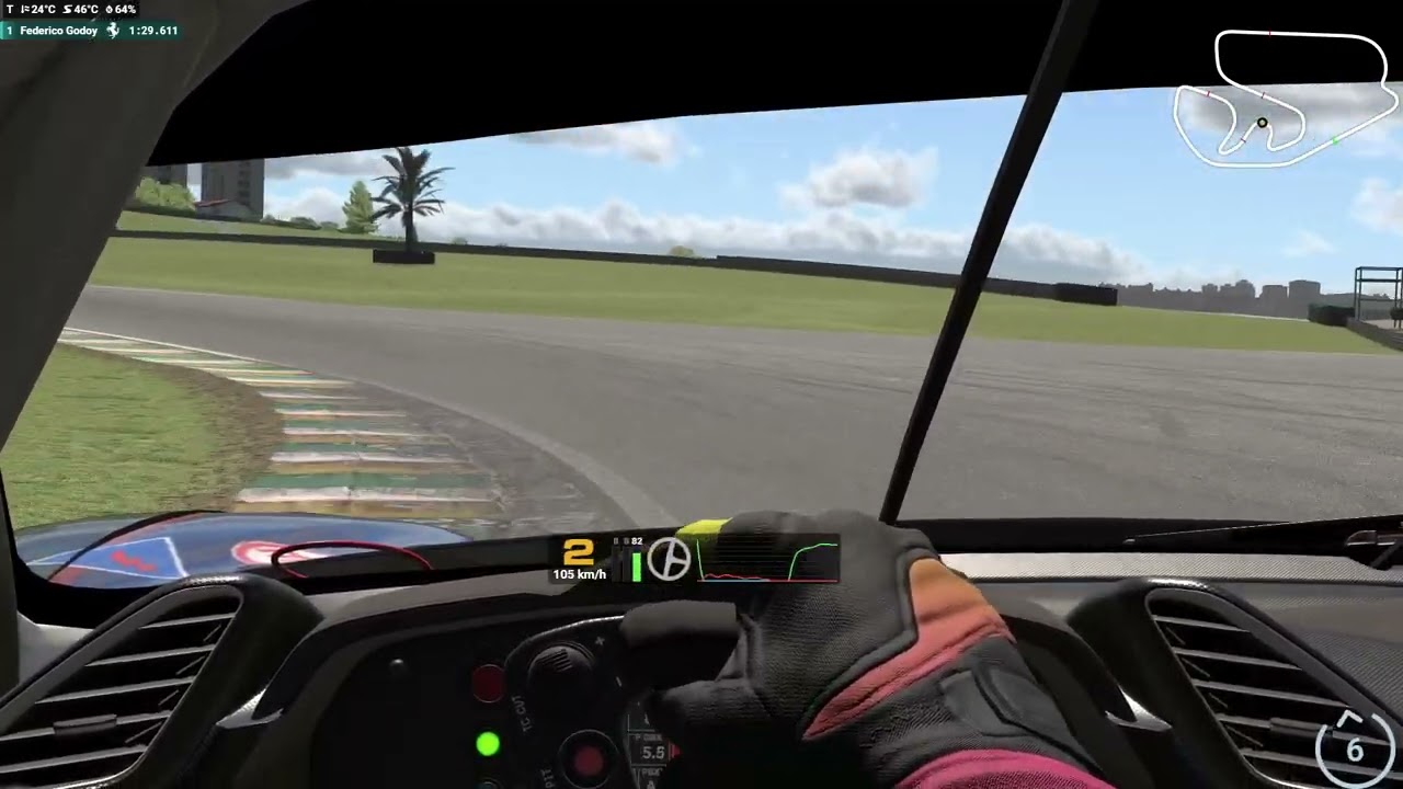 iRacing Ferrari 488 GTE at Autódromo José Carlos Pace (Grand Prix) FREE SETUP FG