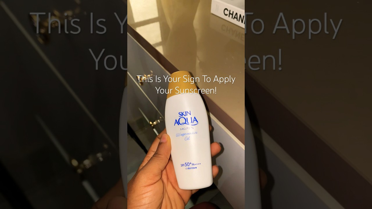 How Much Suncreen to Apply?🤔 Using the Skin Aqua UV Supermoisture Gel SPF50+