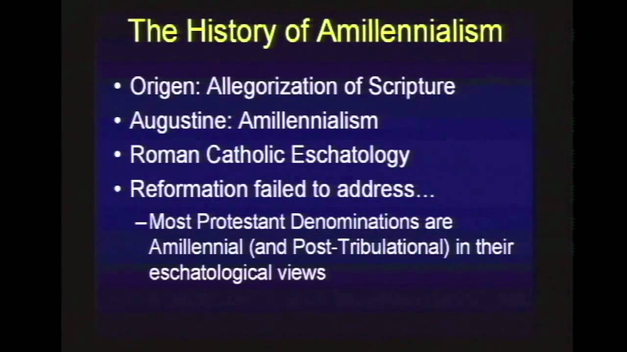The History of Amillennialism - Chuck Missler