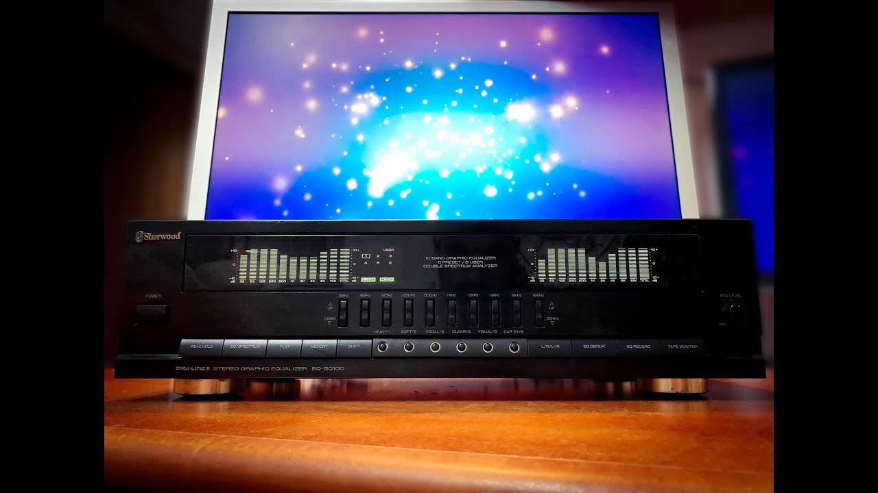 Sherwood EQ-5010C Vintage Digital Stereo Equalizer Demo