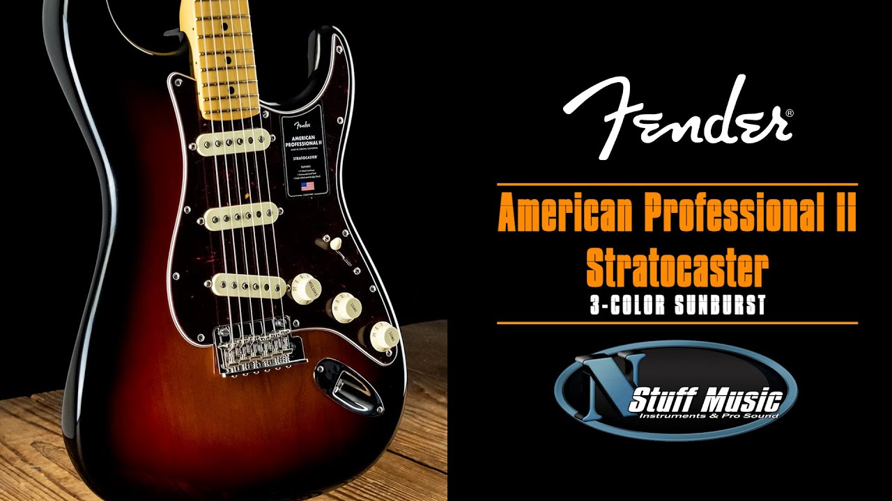 Fender American Professional II Stratocaster — подробный обзор!