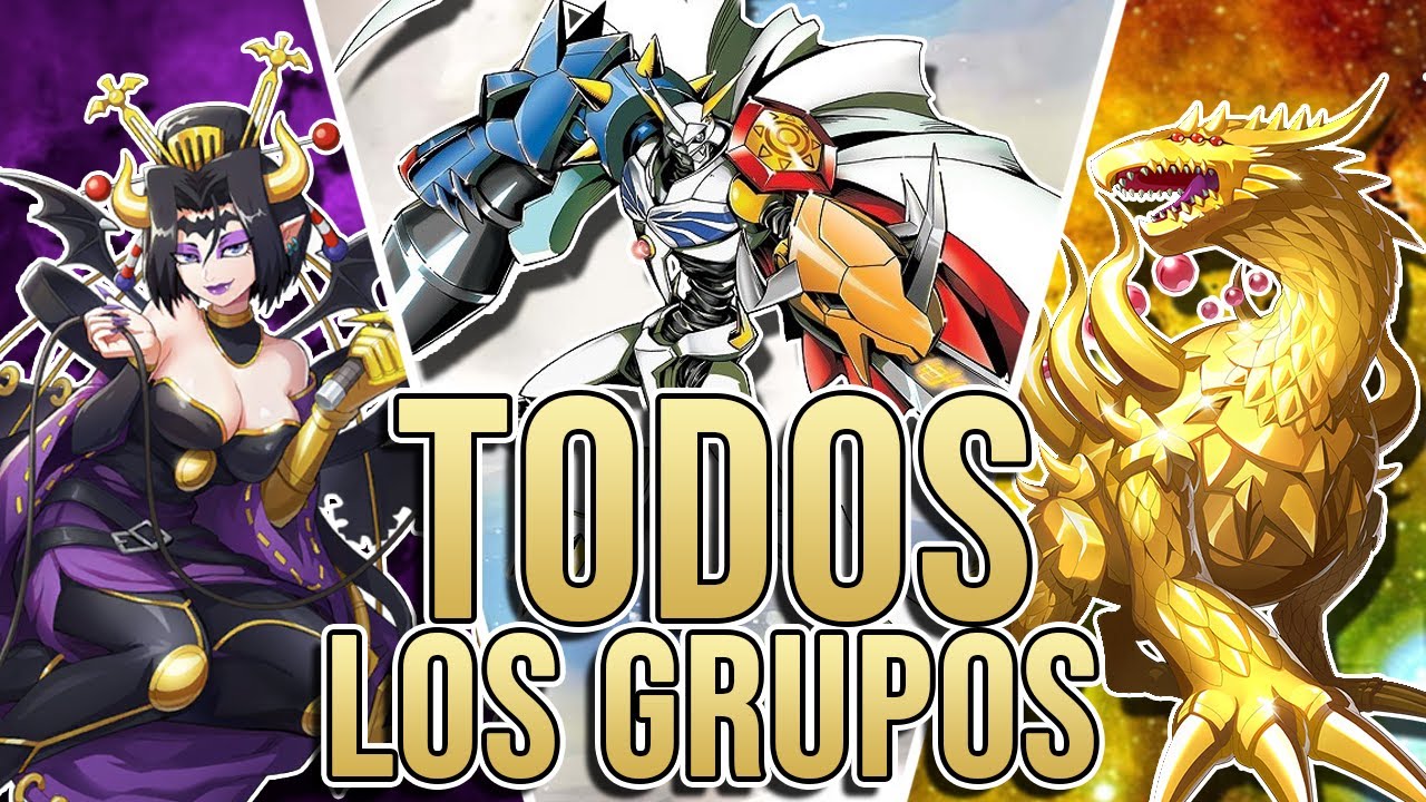 TODOS Los Grupos De DIGIMON