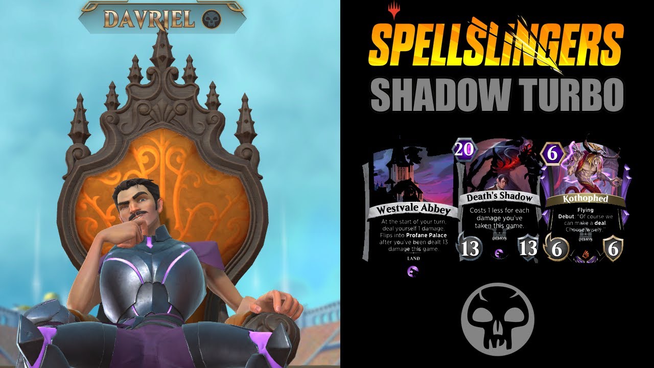 EMBRACE THE PAIN ! - Davriel Shadow Turbo Deck - Magic Spellslingers Revisited