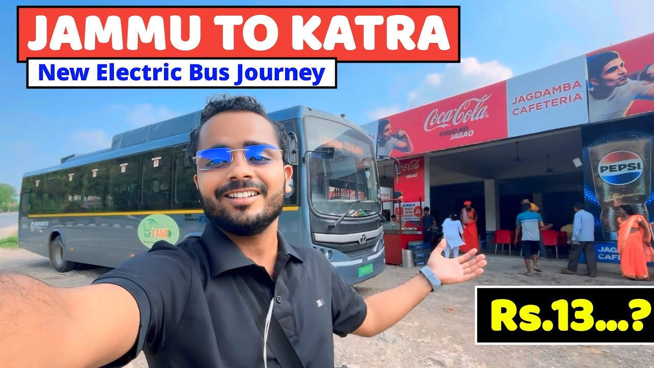 वैष्णो देवी : Jammu To Katra || Bus Digital Journey || Complete Information || Train Raider