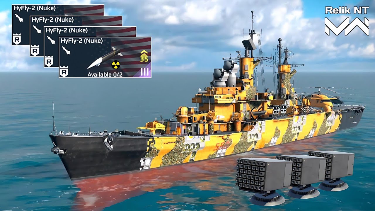 IT Vittorio Veneto With Swarmer-2 Atlas And HyFly-2 (Nuke) | Laser Guided Build - Modern Warships 