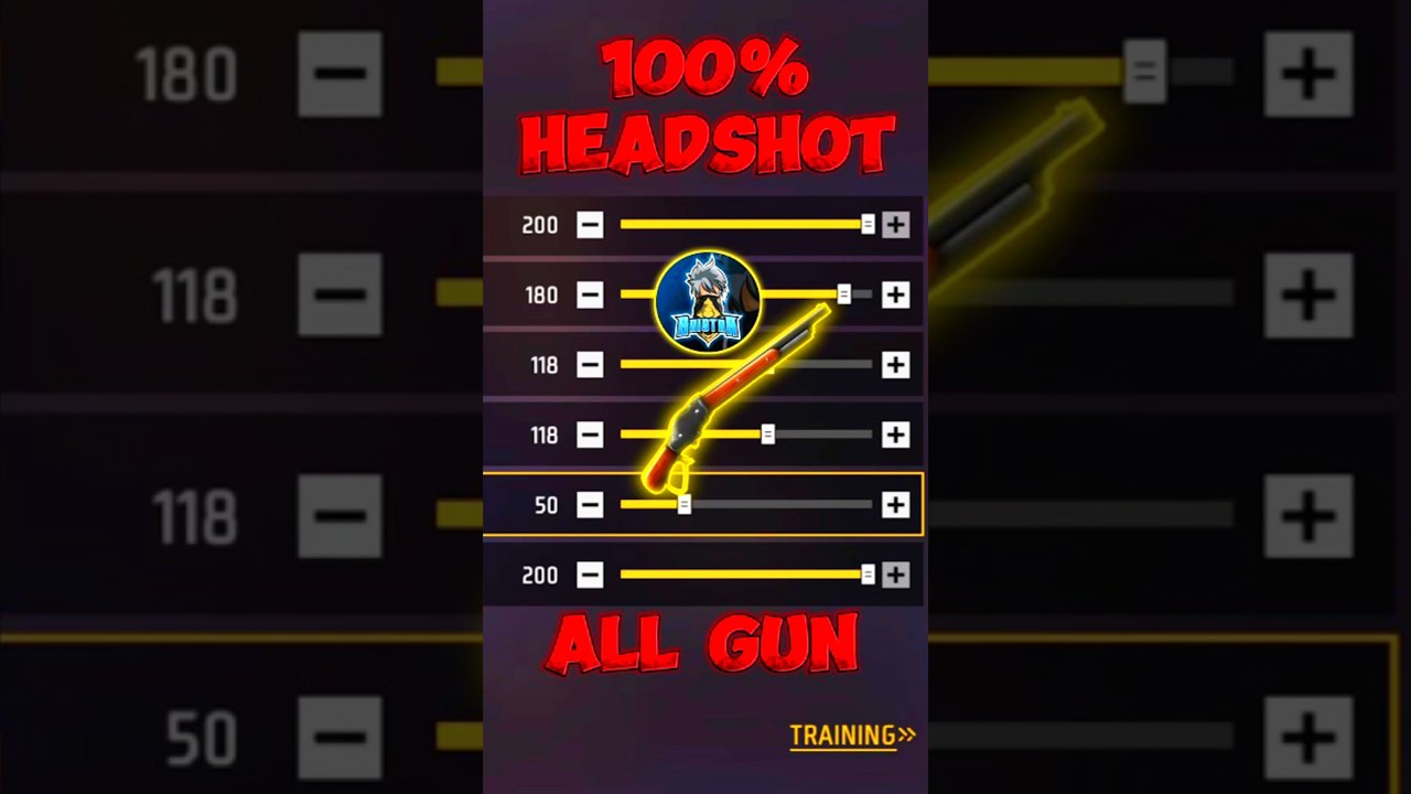 Free Fire Vivo Y36 Headshot Settings ⚡ Ff Sensitivity Settings 2025 ⚙️ | Sensitivity + Hud Settings