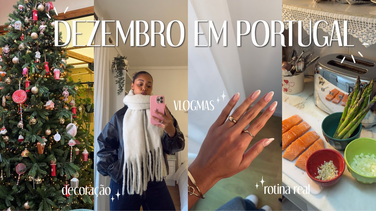 vlogmas: dias de dezembro em portugal | decoração de natal, organizando a minha vida e rotina real 💫