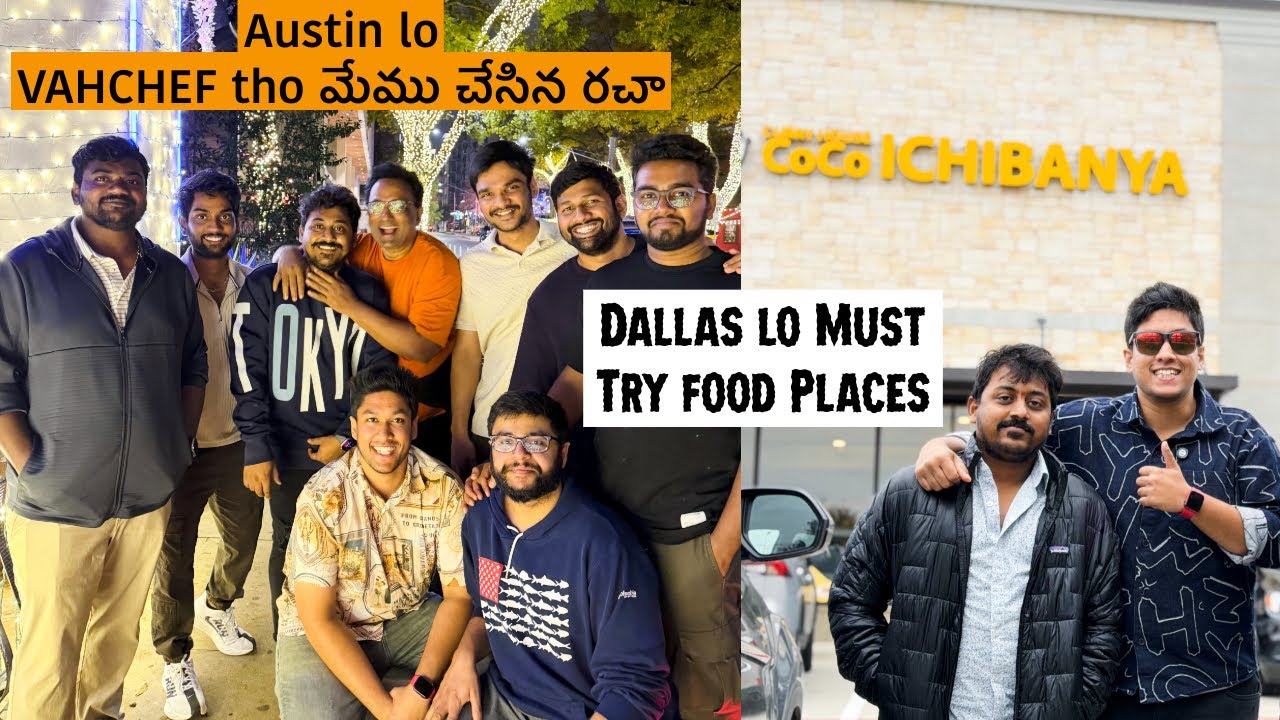 Dallas Texas Food Tour with VahChef - Is Dallas Food Really This Good? 🤯 - Best Food in Texas! 