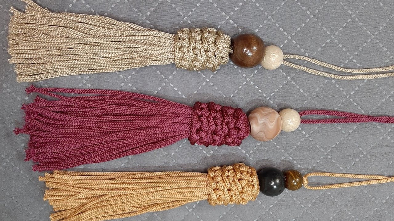 TASSEL com Fio NÁUTICO. @Vavamelo. croche