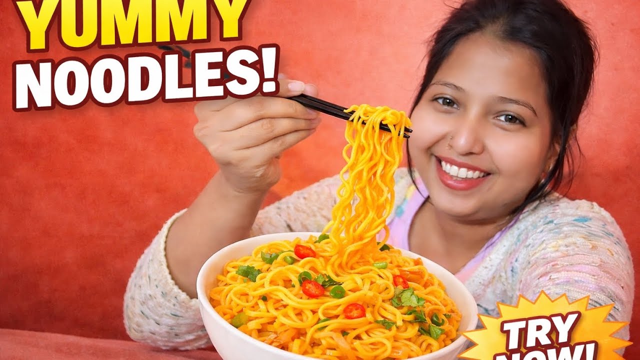 Spicy Noodles Challenge 🔥 | इतना स्वाद कि रुक नहीं पाओगे! 😋
