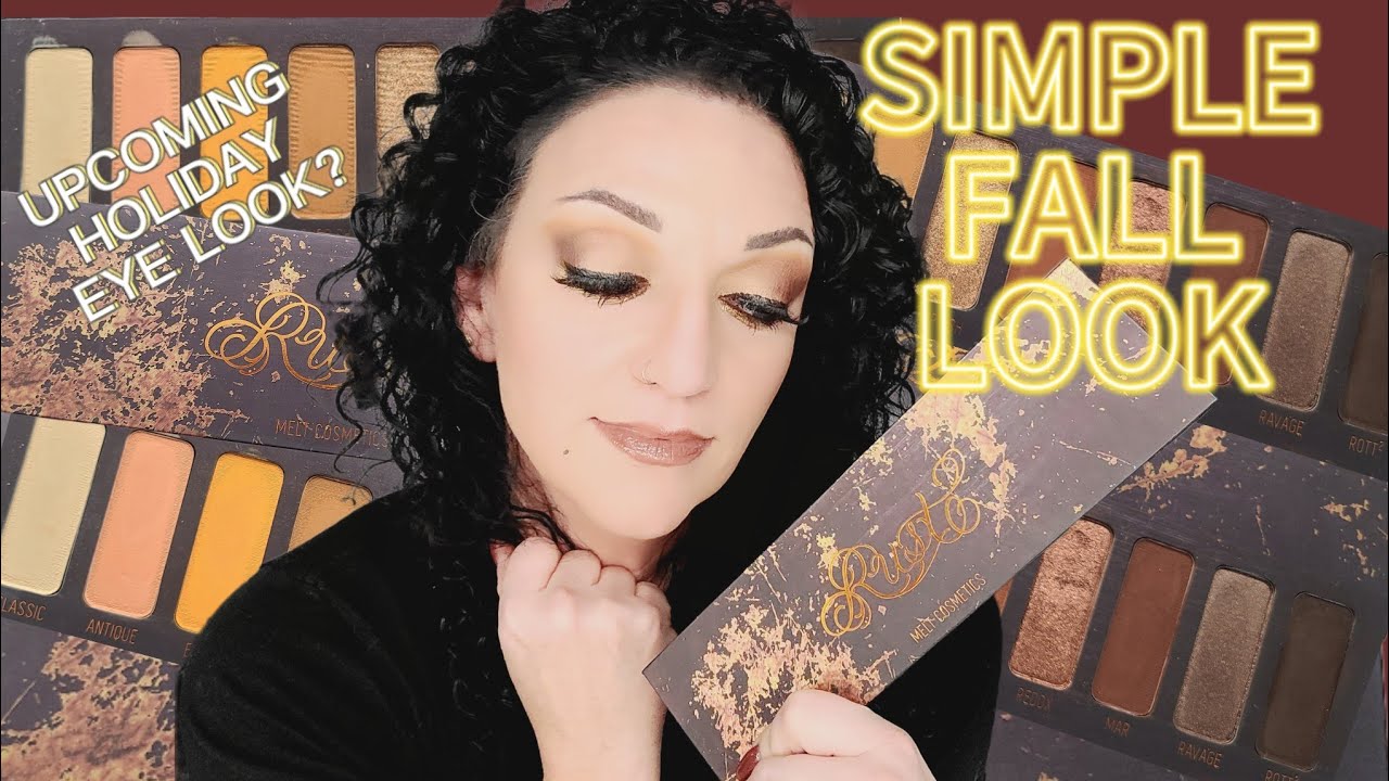 THANKSGIVING RUSTY EYELOOK WITH MELT || FASHFAB STYLE TUTORIAL #meltcosmetics