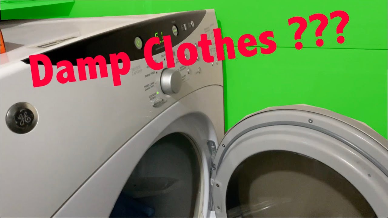Why Is my Dryer Hot but Clothes are Damp ?