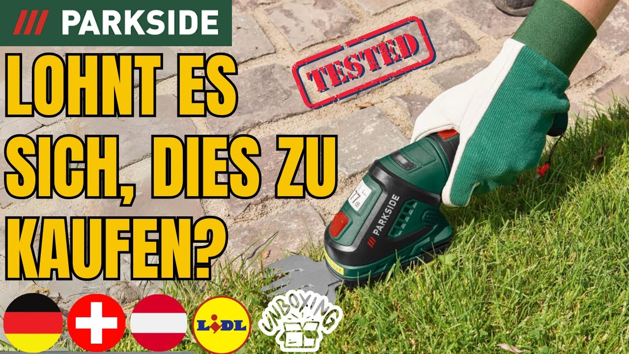 AKKU-GRAS- UND STRAUCHSCHERE Parkside PGSA 4 B3 DEUTSCHLAND DEUTSCH  SWITZERLAND  AUSTRIA LIDL