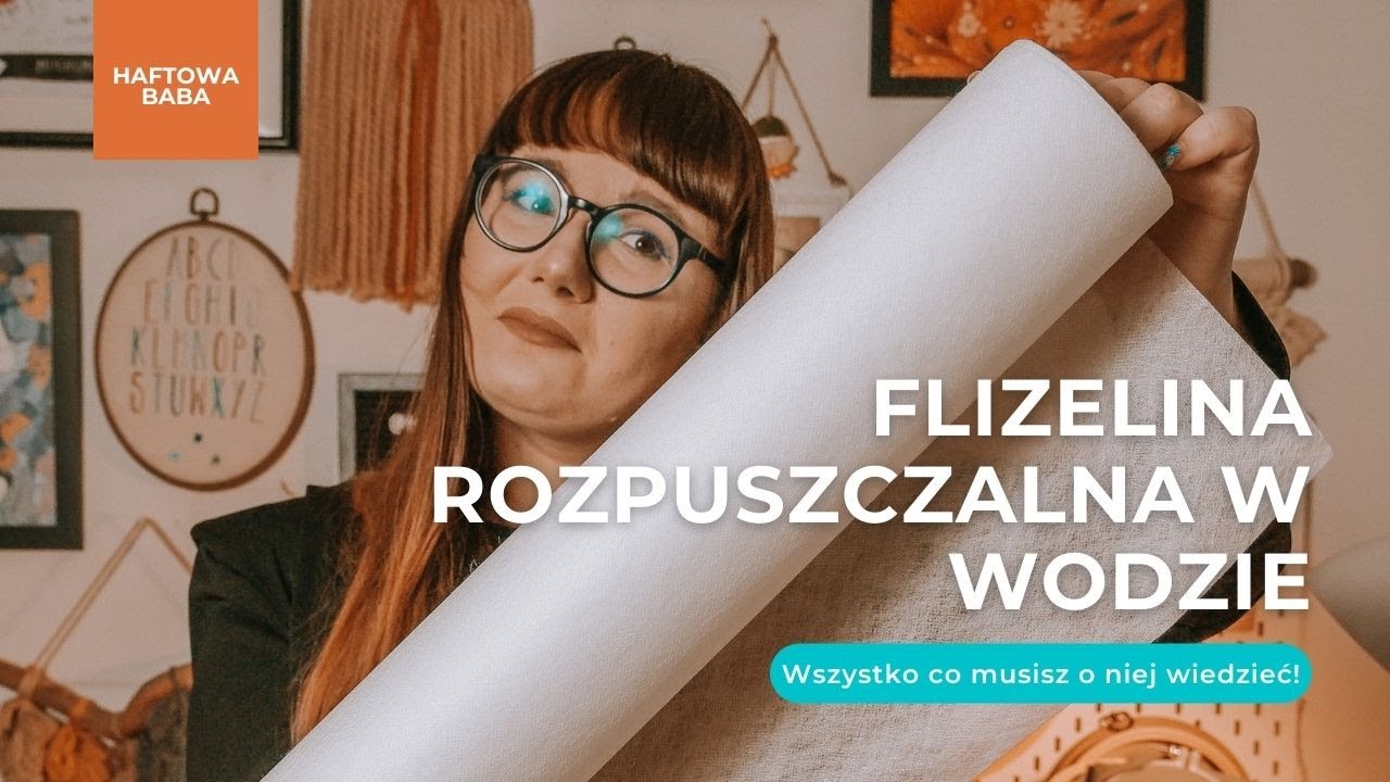 Drukowanie na flizelinie, haftowanie i przenoszenie wzorów!  Flizelina rozpuszczalna w wodzie 💦