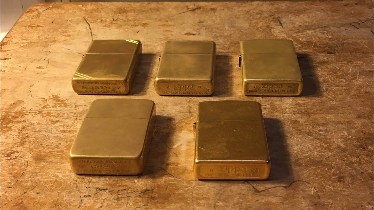 DIY brass zippo update
