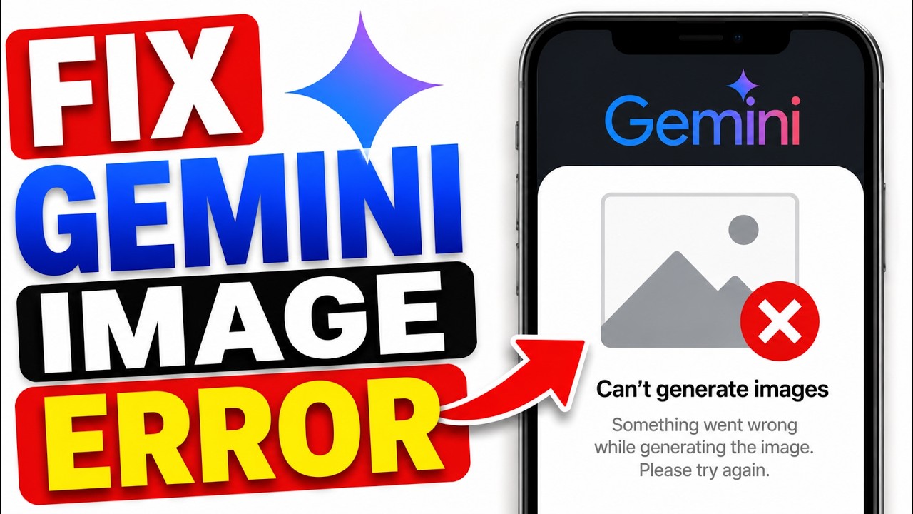 How to Fix Gemini Can&rsquo;t Generate Images (2026 Step by Step)