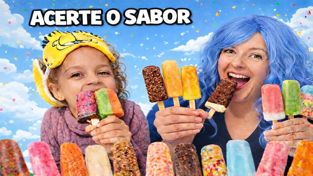 DESAFIO: QUEM ACERTAR MAIS SABORES DE PICOLÉ VENCE !!! Veja o que vai dar