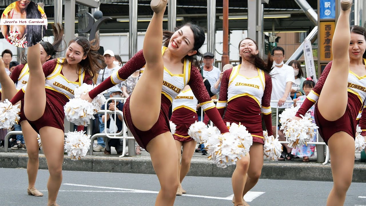 復活した第73回福生七夕まつりで踊る桜美林大学チアCREAM