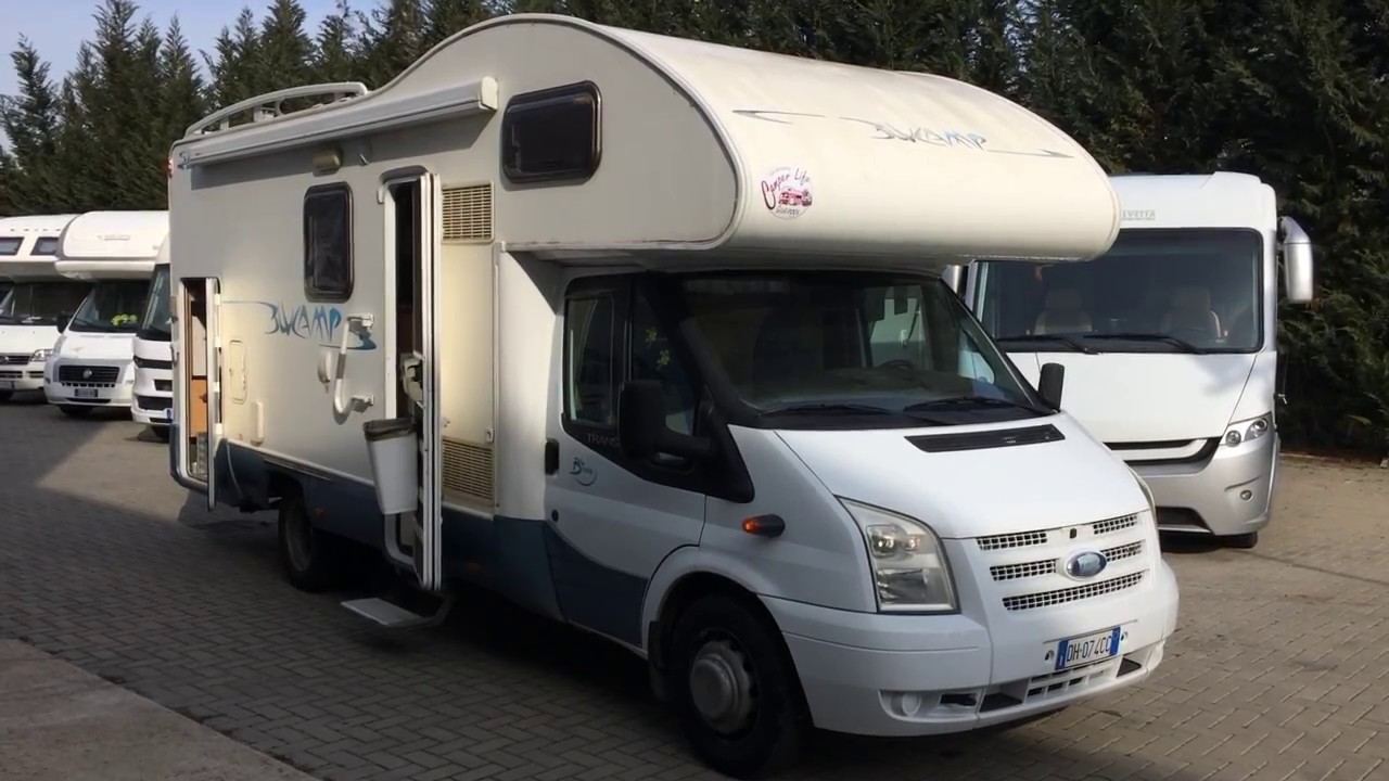 Blucampe Sky 500 Camper Mansardato con garage posteriore usato