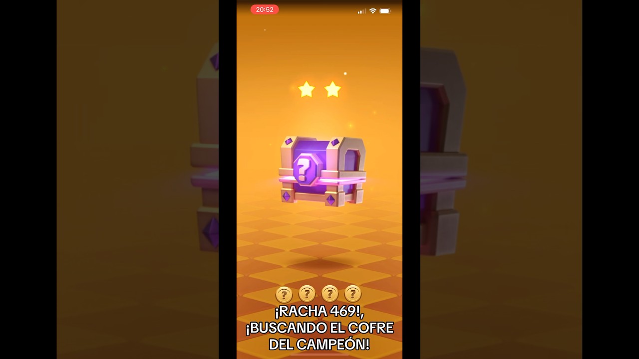 ¡RACHA 469!, ¡ABRIENDO LOS 4 CUBOS DE LA SUERTE! ¡BUSCANDO EL CUBO DE CAMPEÓN! #clashroyaleshorts
